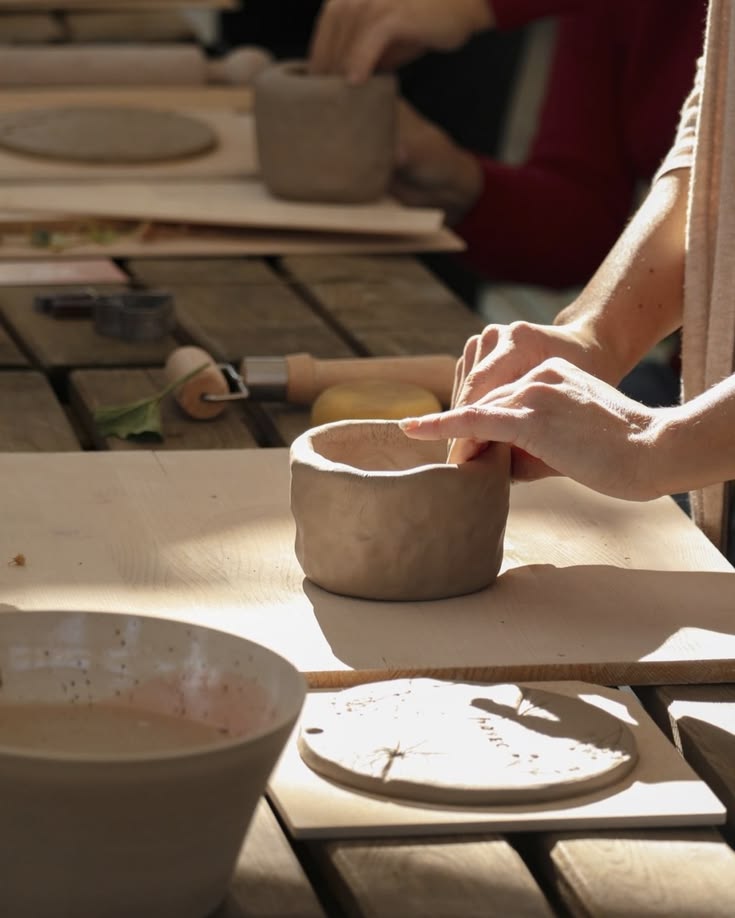 Clay work in progress